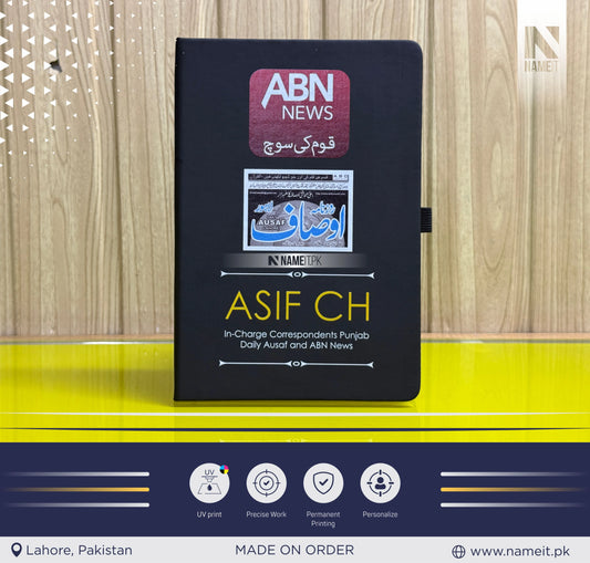 Diary, Personalized Diary A5, Diary with Name, custom Notebook Gift, Personalized Diary Men/Women/Graduation gifts, Employee Appreciation Gifts, ABN News