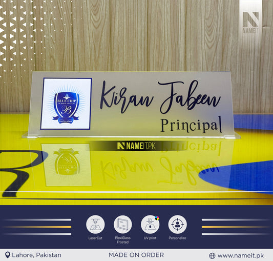 Custom Teacher Desk Name Plate, Teacher Name Plate, Personalized Name Plate for Teacher, Custom Name Teacher Gift, Gift for Teacher