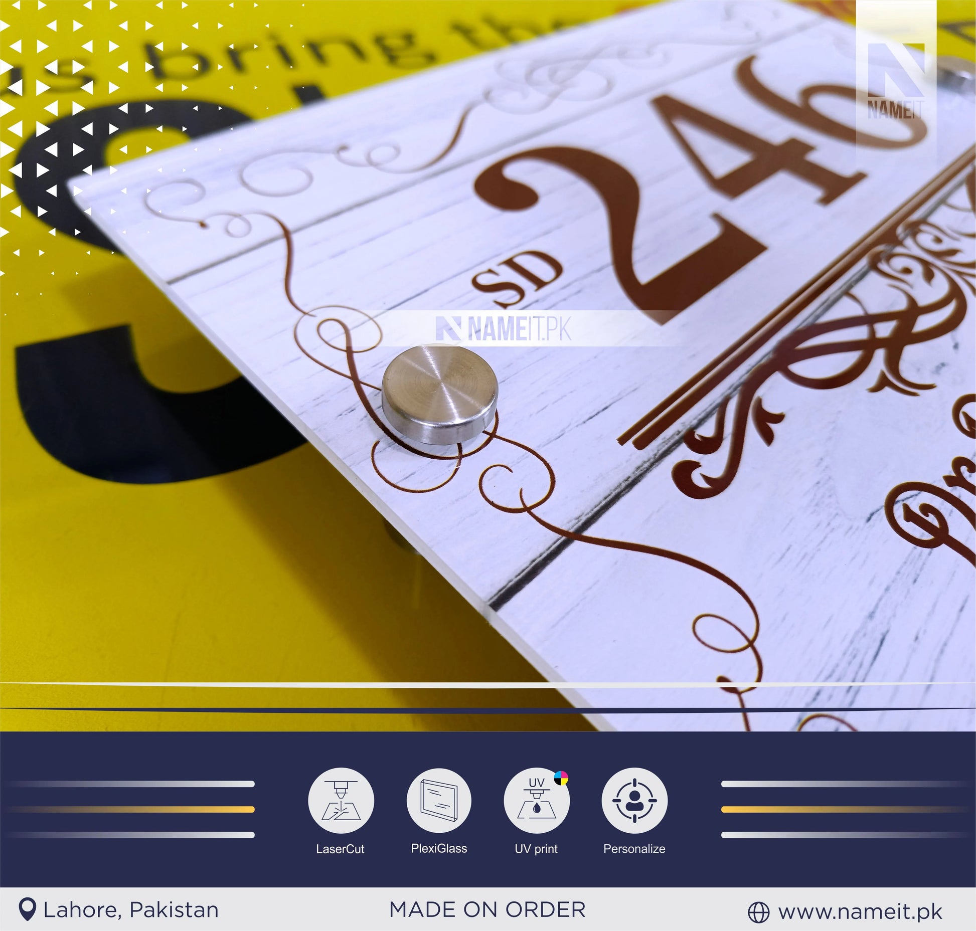 Personalised House Name Plate House Name Sign Plaque Home Door Addres personalised-house-name-plate-house-name-sign-plaque-home-door-addres