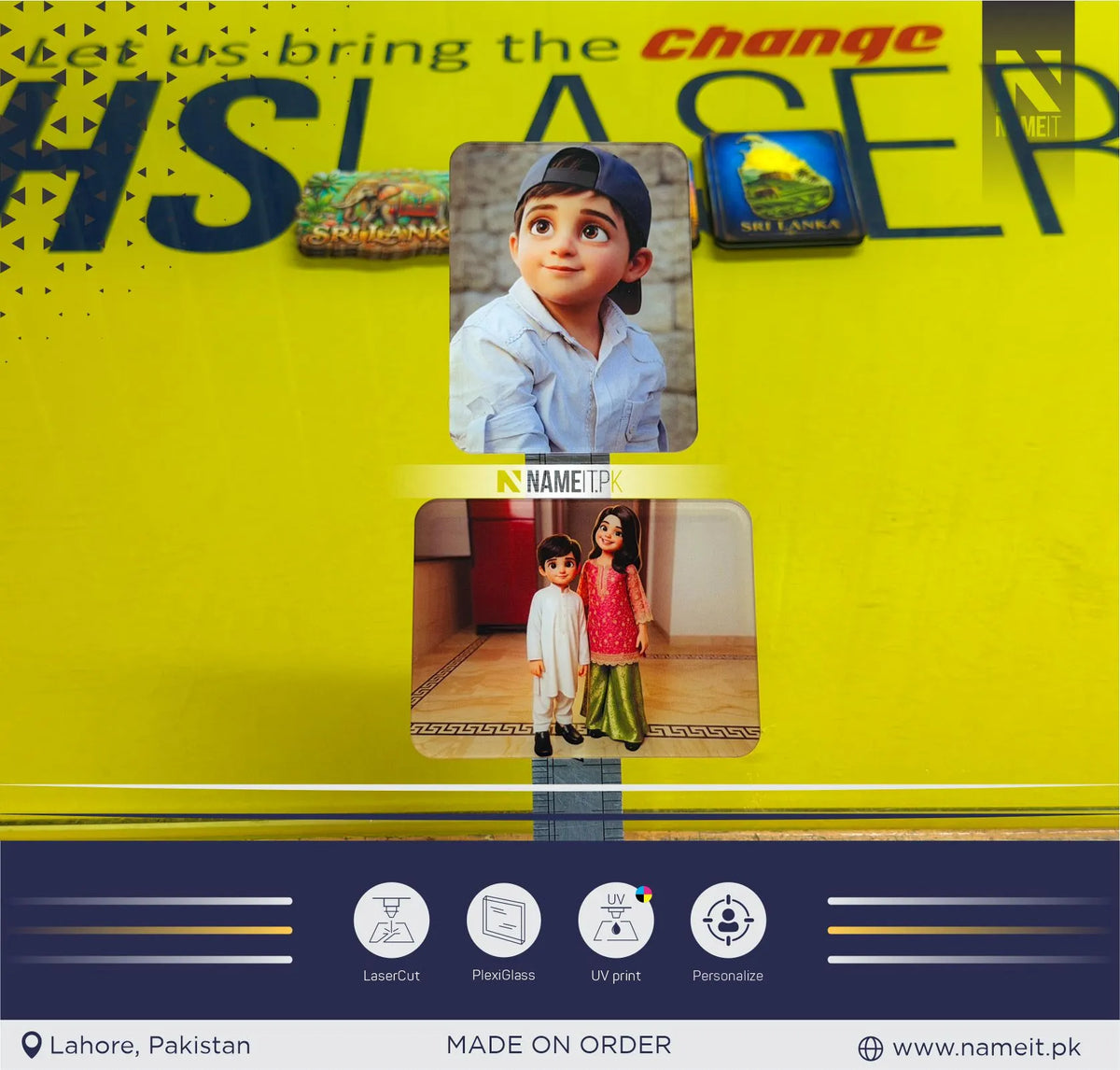 Fridge Magnet, Add Your Photo Fridge Magnets Home Decoration Photo Refrigerator Magnets Office and Kitchen Locker Magnets
