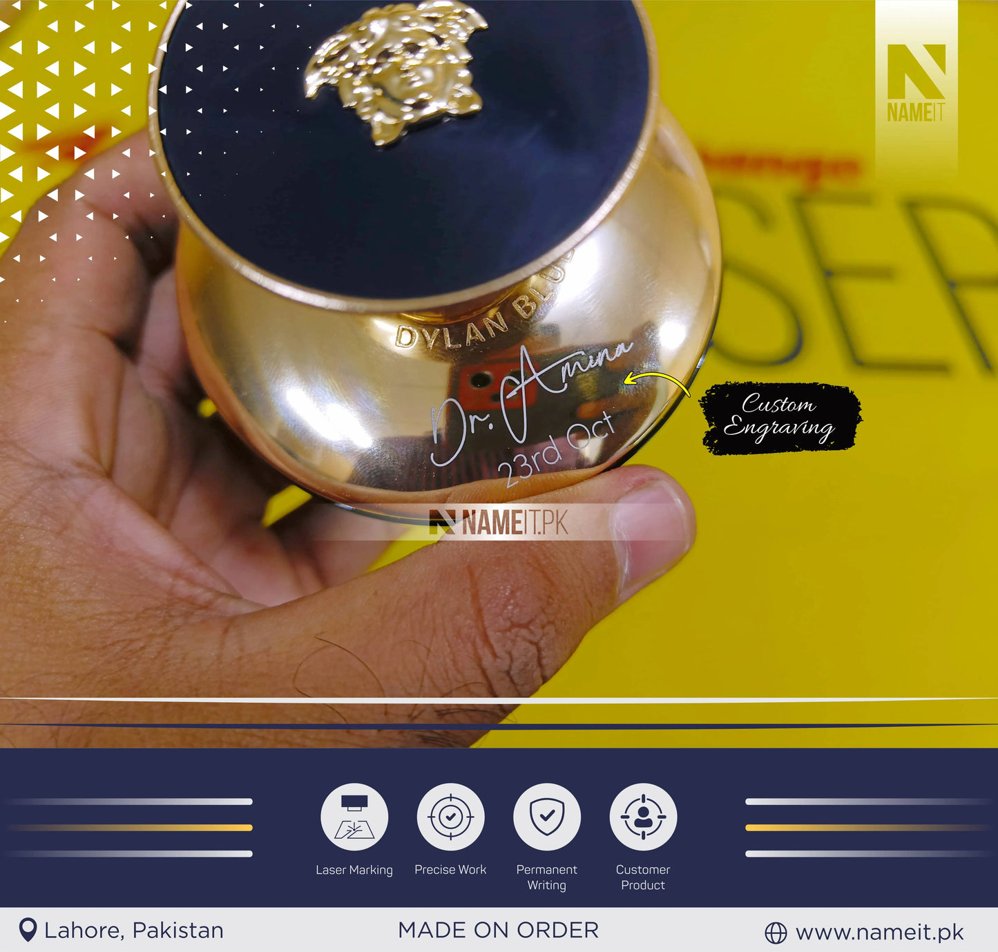 Perfume Bottle – Custom Your Perfume Bottle with Name, Message, or Date | Perfect Gift for Birthday, Anniversary & Special Occasions