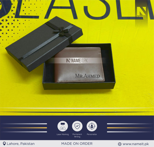 Wallet, Personalized Wallet,Mens Wallet,Engraved Wallet,Groomsmen Wallet,Leather Wallet,Custom Wallet,Boyfriend Gift for Men,Gift for Him (FREE GIFT BOX)