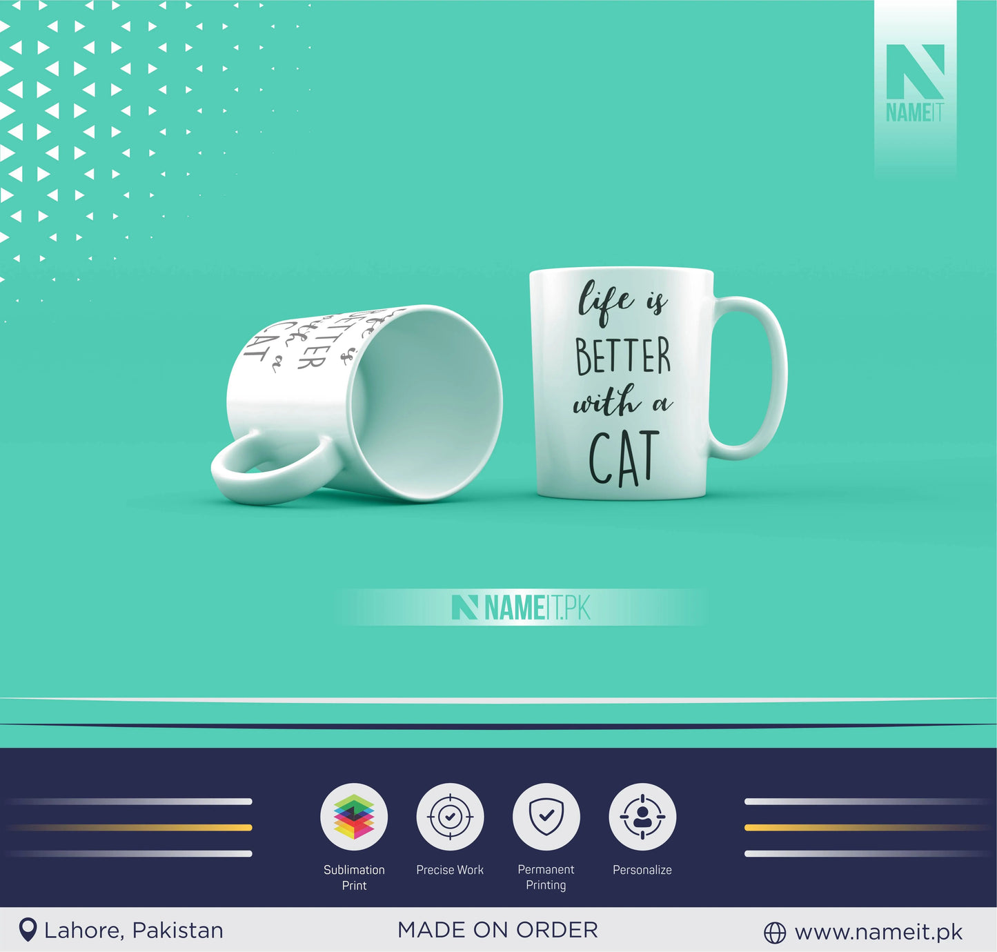 Mug, Customize Mug Cat Mom Mug Cat Mom Gift Cat Lover Cat Owner Cats Kitten Coffee Cup NAMEIT PAKISTAN
