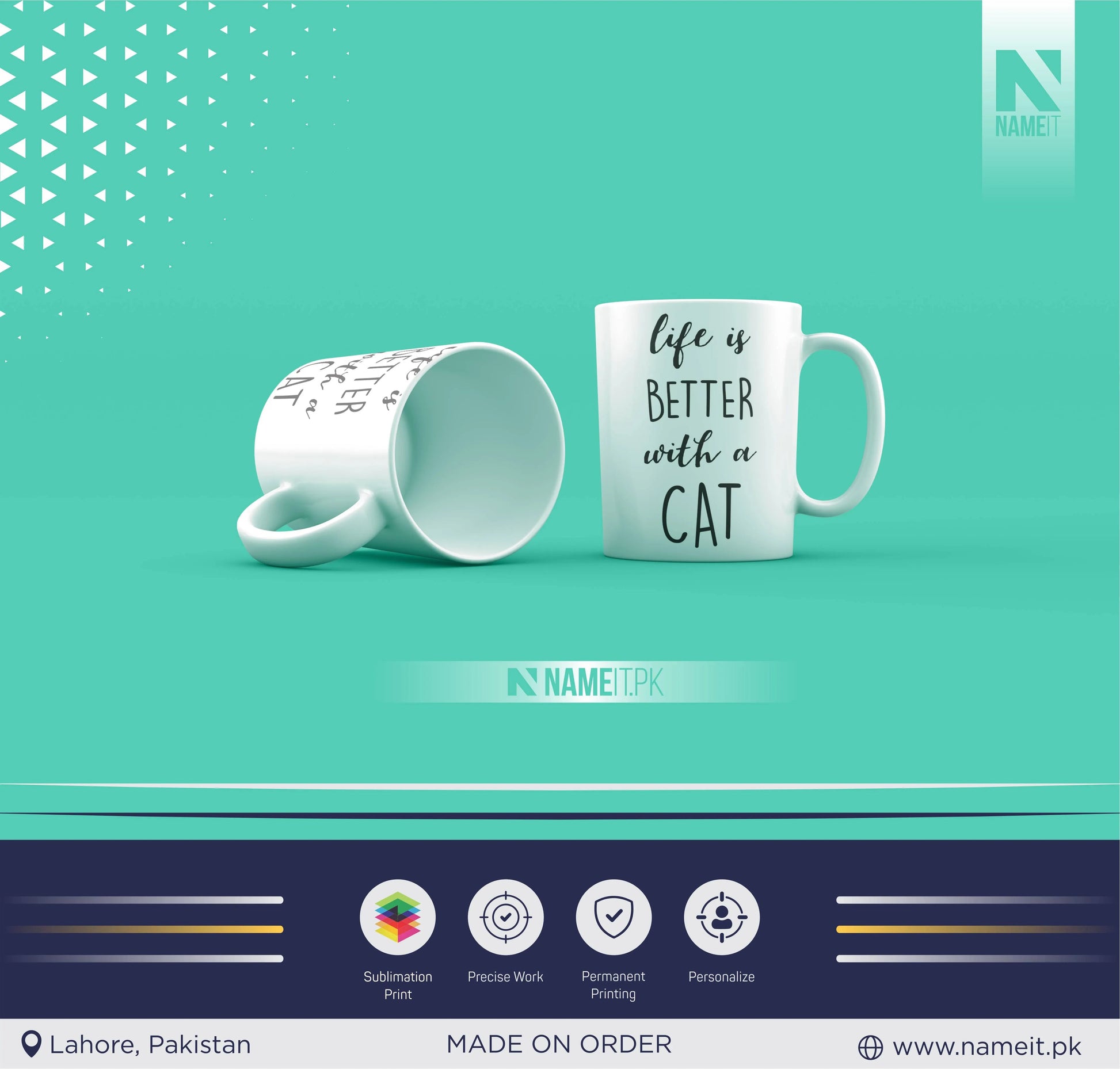 Mug, Customize Mug Cat Mom Mug Cat Mom Gift Cat Lover Cat Owner Cats Kitten Coffee Cup NAMEIT PAKISTAN