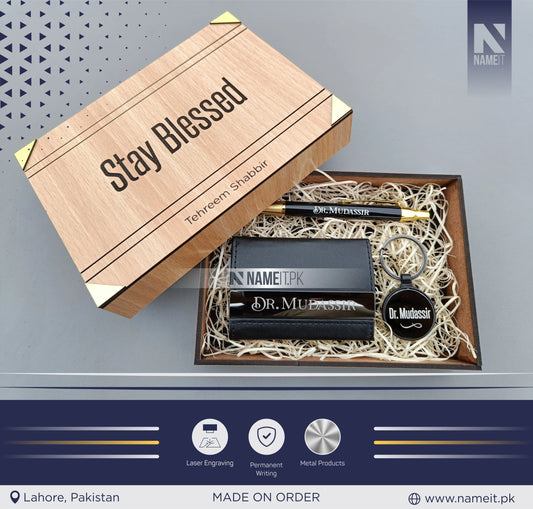 Key Chain, Card Holder and Pen | Bundles Offer NAMEIT