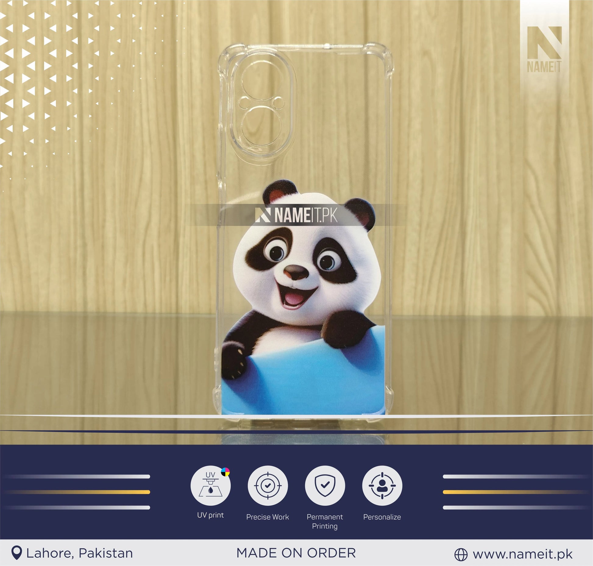 Mobile Cover, Customize Mobile Cover with Picture or Text NAMEIT PAKISTAN