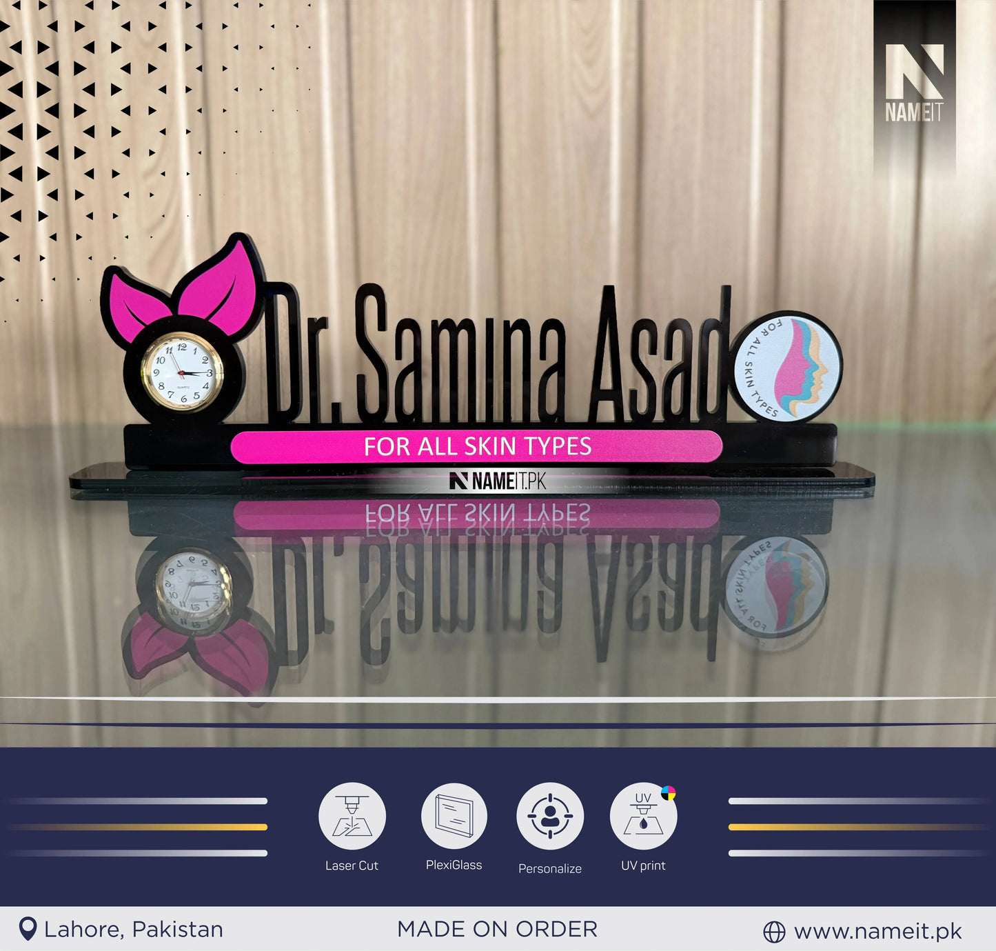 Table Name Plate, Custom Dermatologist Desk Name Plate, Dermatologist Acrylic Nameplate For Desk, Desk Nameplate, Office Decor, Dermatologist Acrylic Name Plaque