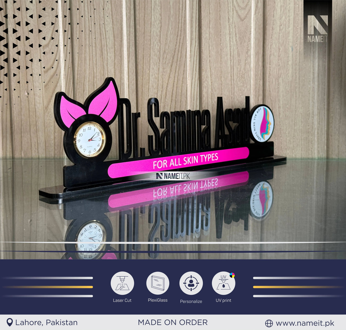 Table Name Plate, Custom Dermatologist Desk Name Plate, Dermatologist Acrylic Nameplate For Desk, Desk Nameplate, Office Decor, Dermatologist Acrylic Name Plaque