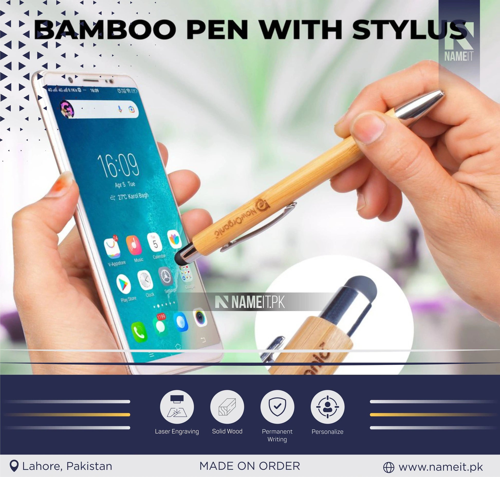 Personalized Pen, Perfect for Long-Lasting Advertisement Of Company, Your Name , Logo NAMEIT PAKISTAN