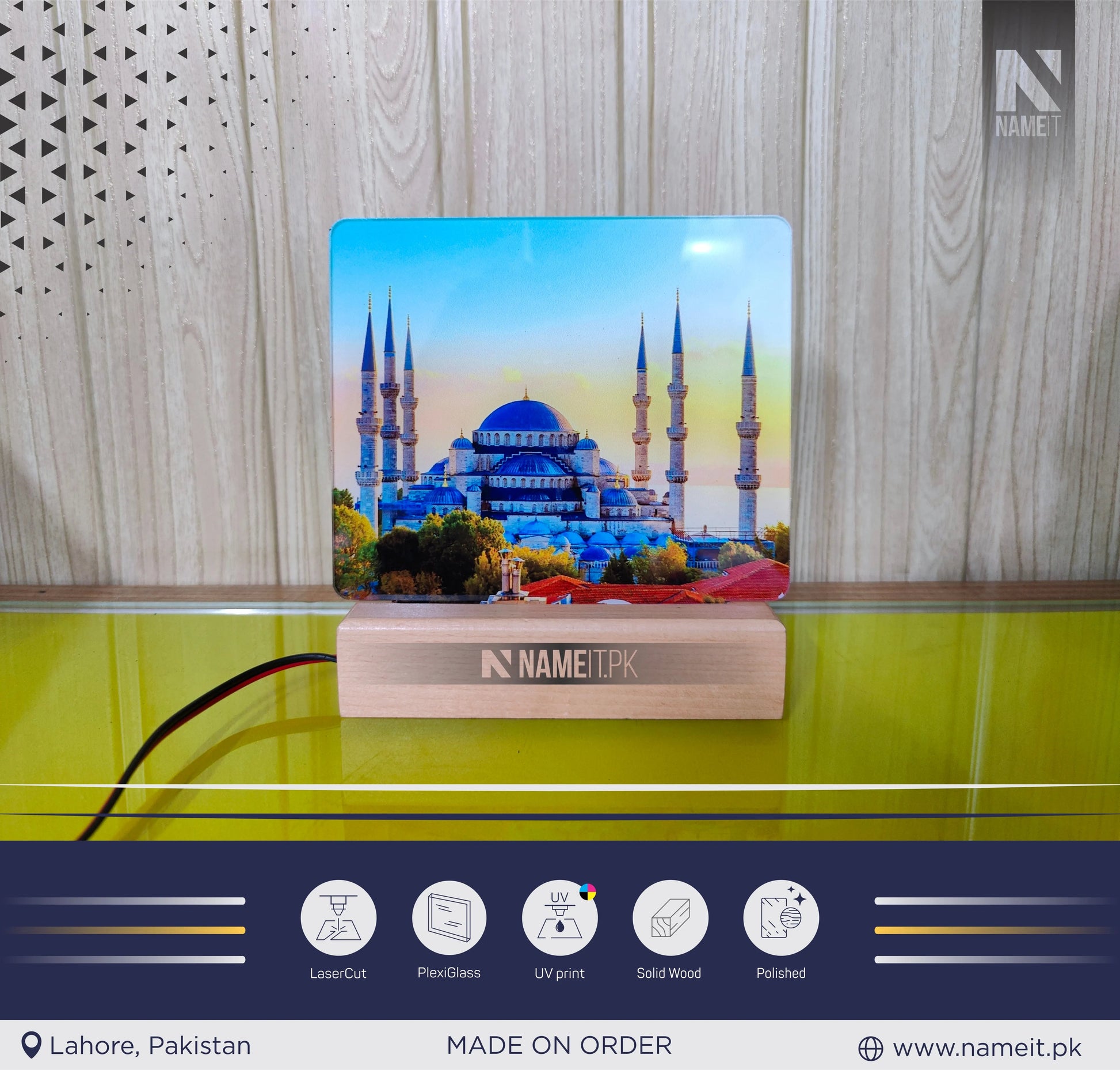 Personalized Lamp Led - Anniversary Gift for Couple - Gift for Him - Acrylic Night Lamp - Gift for Her NAMEIT PAKISTAN