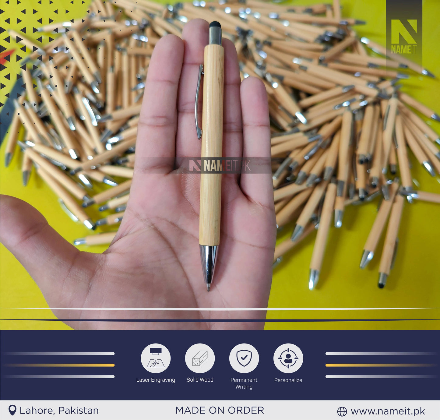 Personalized Pen, Perfect for Long-Lasting Advertisement Of Company, Your Name , Logo NAMEIT PAKISTAN