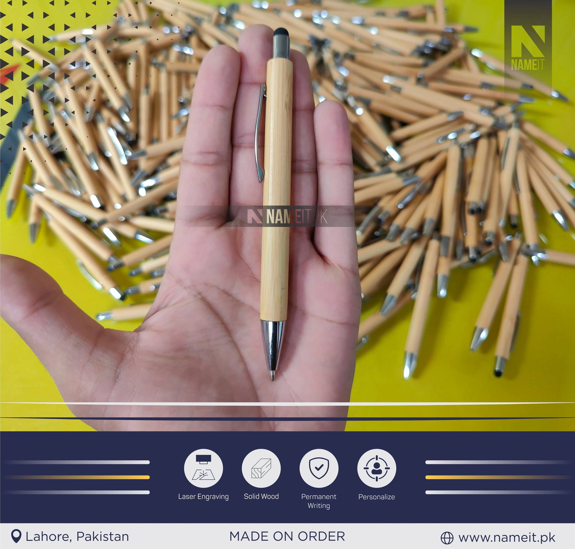 Personalized Pen, Perfect for Long-Lasting Advertisement Of Company, Your Name , Logo NAMEIT PAKISTAN