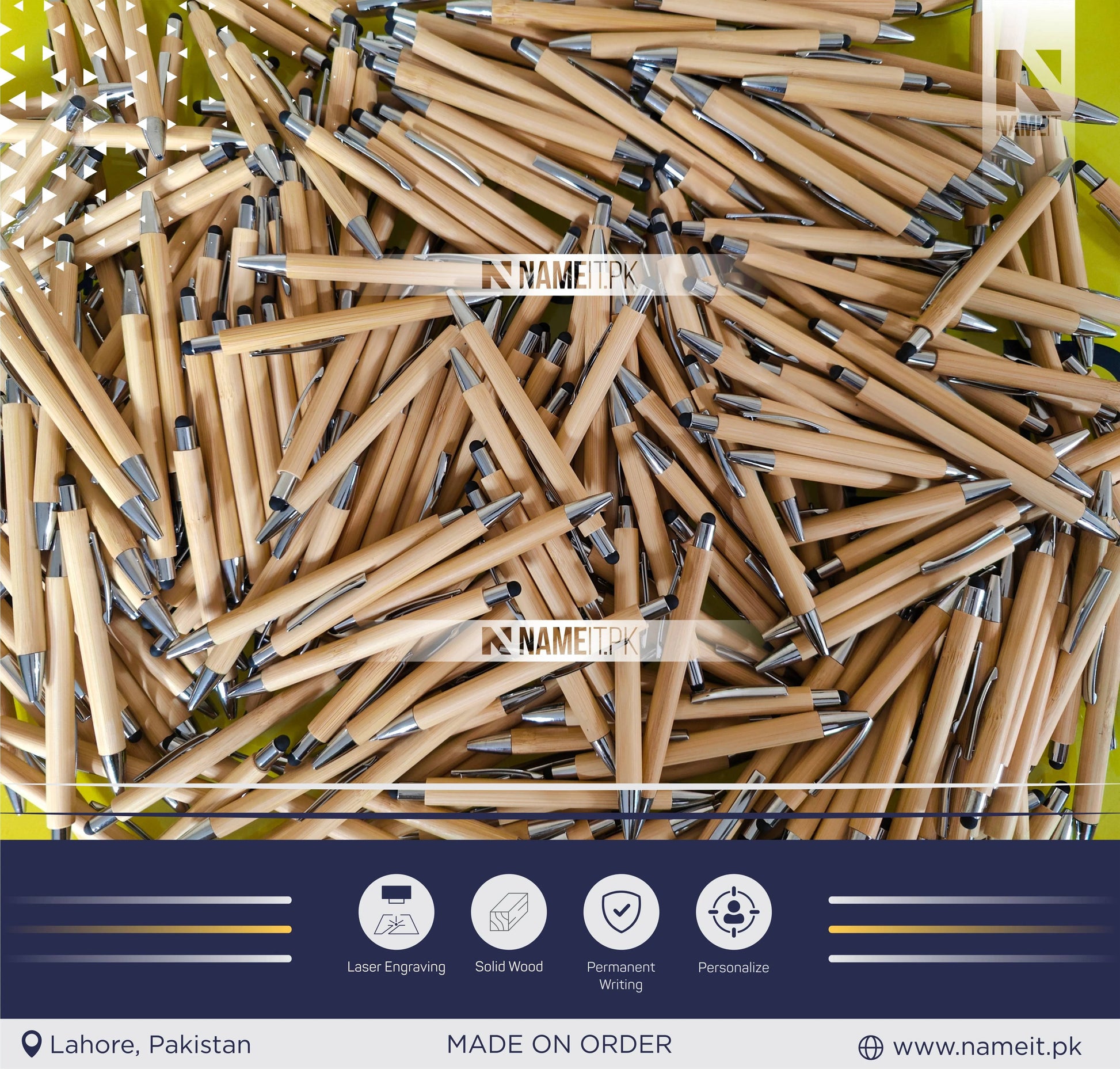 Personalized Pen, Perfect for Long-Lasting Advertisement Of Company, Your Name , Logo NAMEIT PAKISTAN