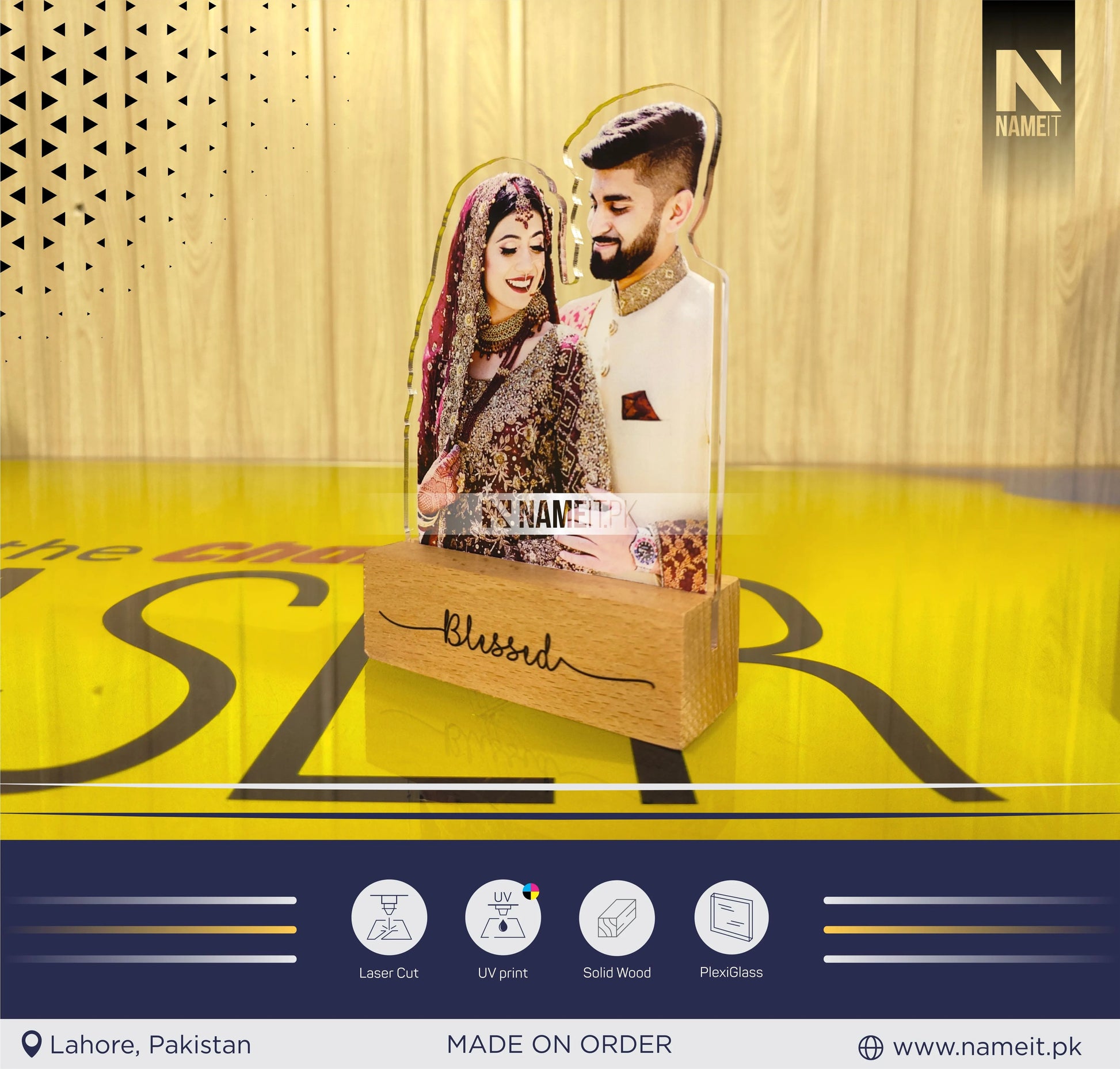 Photo Frame, Customize Photo Table Frame NAMEIT PAKISTAN