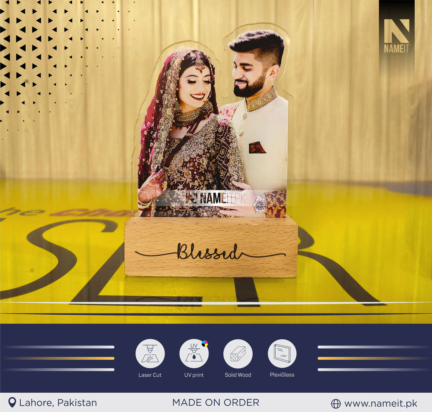 Photo Frame, Customize Photo Table Frame NAMEIT PAKISTAN