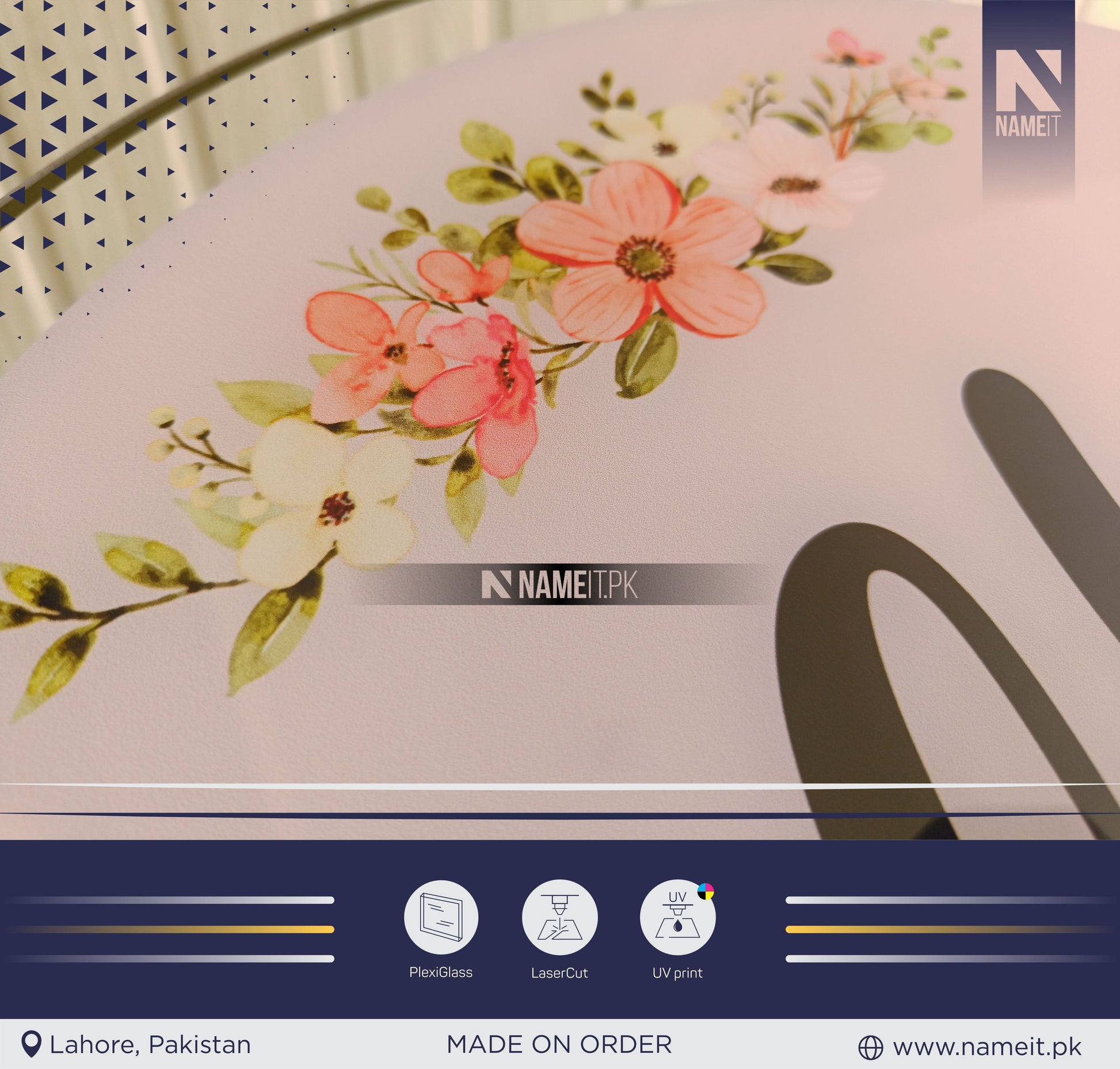 Custom Wall Hanging Business Logo sign, Custom Business Logo Sign, Beauty Salon Sign, 3D Business Sign NAMEIT PAKISTAN