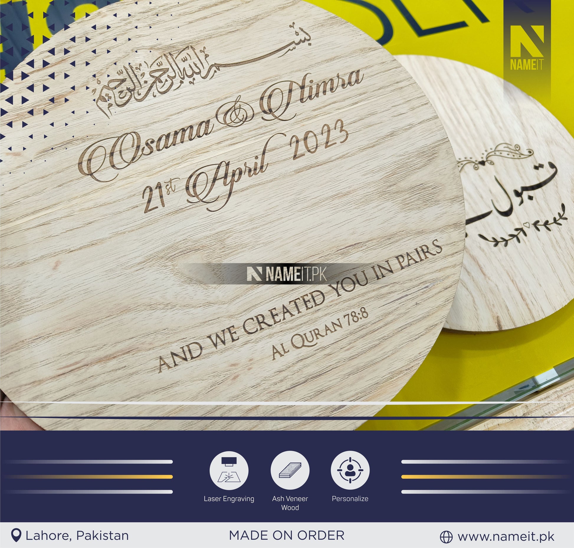 Personalized Engagement Tray, Rustic Wedding Favors,Engagement Favors,Engagement rusticring tray NAMEIT PAKISTAN